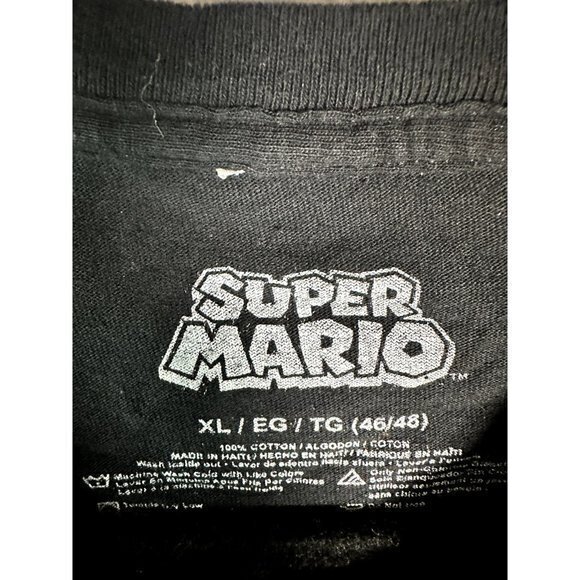 SUPER MARIO BROTHERS‎ GRAPHIC TEE (XL)   EUC   G-34 - Picture 2 of 3